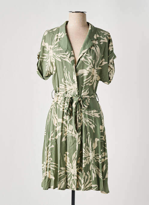 Robe mi-longue vert GOA pour femme