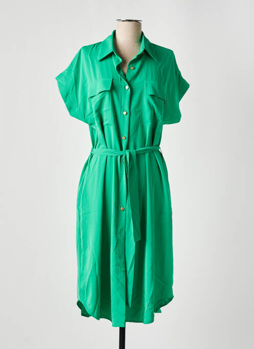 Robe mi-longue vert UNIKA pour femme