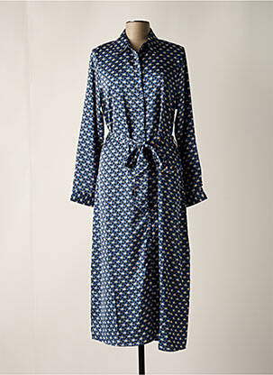 Robe longue manches longues manches longues bleu TIFFOSI femme
