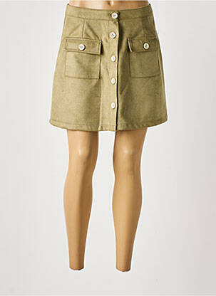 Jupe courte poches vert TIFFOSI femme
