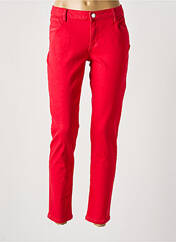 Jeans skinny rouge MORGAN pour femme seconde vue