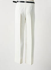 Pantalon large blanc LULUMARY pour femme seconde vue