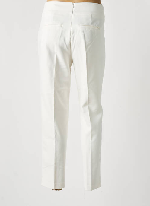 Pantalon 7/8 coupe cigarette taille normale beige MORGAN femme