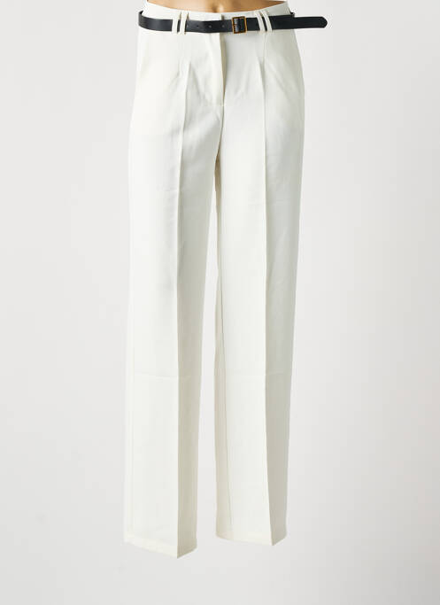 Pantalon large blanc LULUMARY pour femme