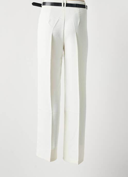 Pantalon large blanc LULUMARY pour femme