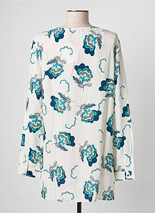 Blouse légère et transparente manches longues beige JULIE GUERLANDE femme