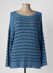 Pull bleu SEE THE MOON pour femme seconde vue