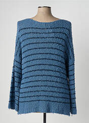 Pull bleu SEE THE MOON pour femme seconde vue