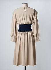 Robe mi-longue beige REBEL pour femme seconde vue