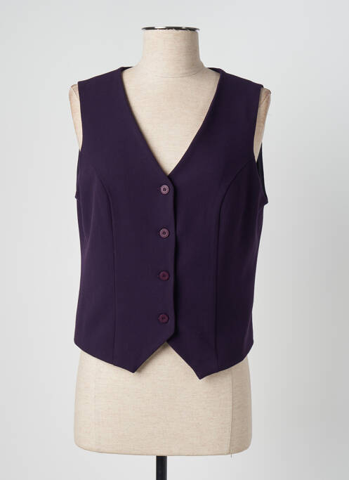 Gilet sans manche violet LE PETIT BAIGNEUR pour femme