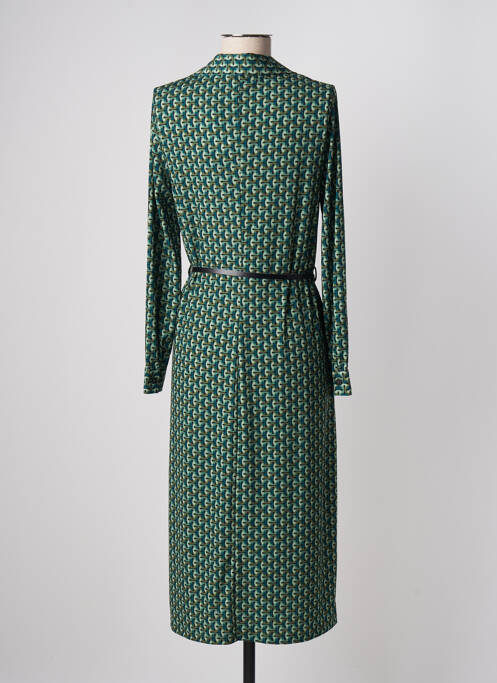 Robe mi-longue vert SEE THE MOON pour femme