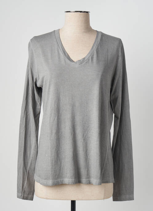 T-shirt gris STUDIO PARISIEN pour femme