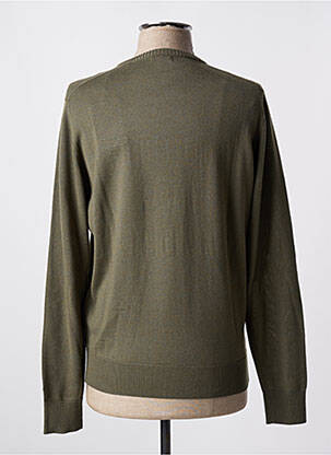Pull stretch manches longues vert SERGE BLANCO homme
