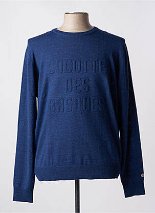 Pull bleu SERGE BLANCO pour homme