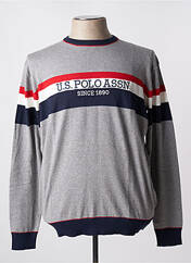 Pull gris U.S. POLO ASSN pour homme seconde vue