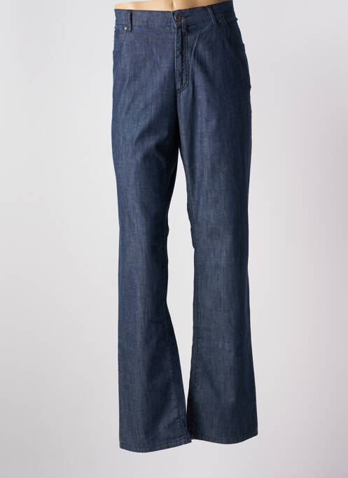 Pantalon droit bleu GIANNI MARCO pour homme