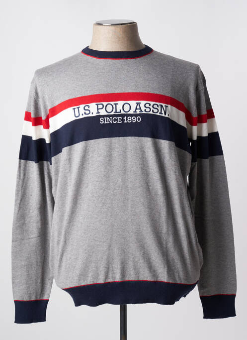 Pull gris U.S. POLO ASSN pour homme