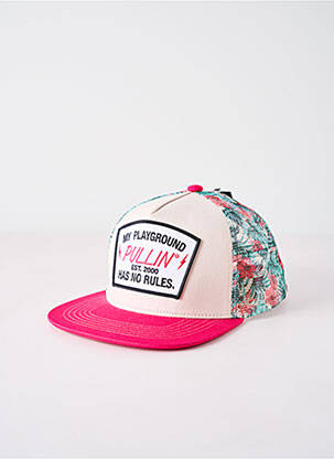 Casquette rose PULL IN pour unisexe