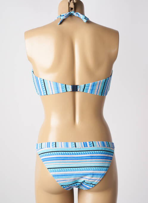 Maillot de bain 2 pièces bleu BANANA MOON femme