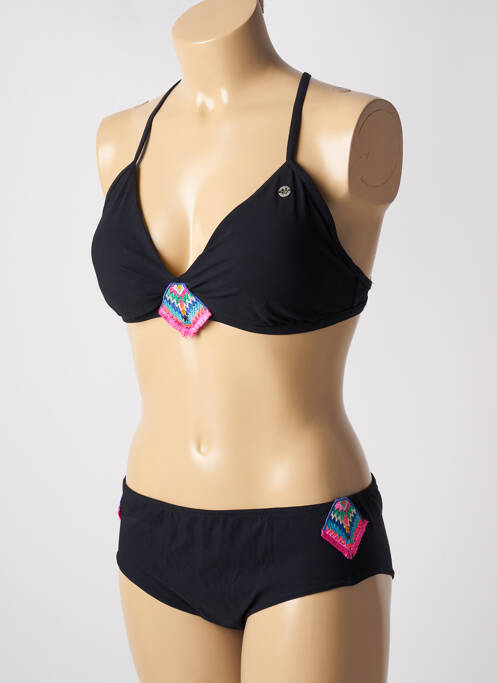 Maillot de bain 2 pièces noir BANANA MOON pour femme