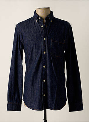 Chemise manches longues manches longues bleu JACK & JONES homme