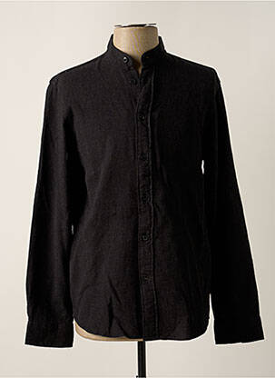 Chemise manches longues manches longues gris SELECTED homme