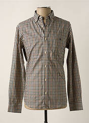 Chemise manches longues marron JACK & JONES pour homme seconde vue