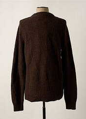 Pull marron SELECTED pour homme seconde vue