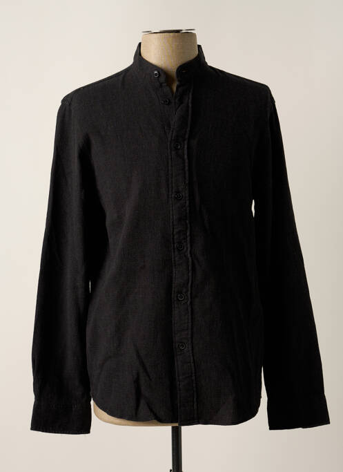 Chemise manches longues manches longues gris SELECTED homme