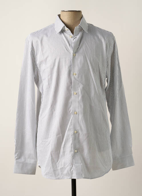 Chemise manches longues blanc SELECTED pour homme