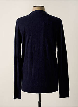 Gilet manches longues col v bleu SELECTED homme