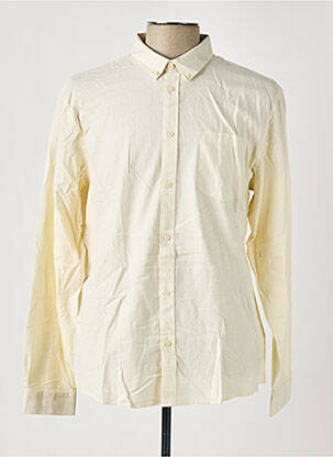 Chemise manches longues beige MINIMUM pour homme