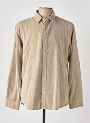 Chemise manches longues beige SELECTED pour homme seconde vue