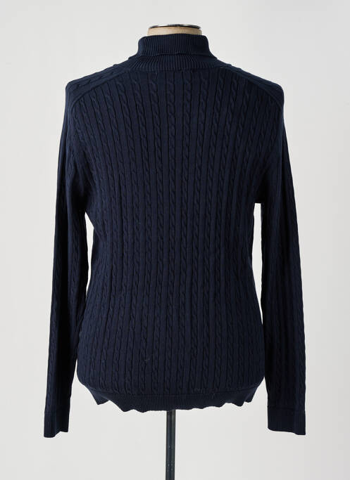Pull col roulé bleu SELECTED pour homme