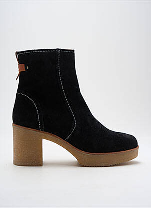 Bottines/boots nubuck talon de 4 à 6cm noir ROSEMETAL femme