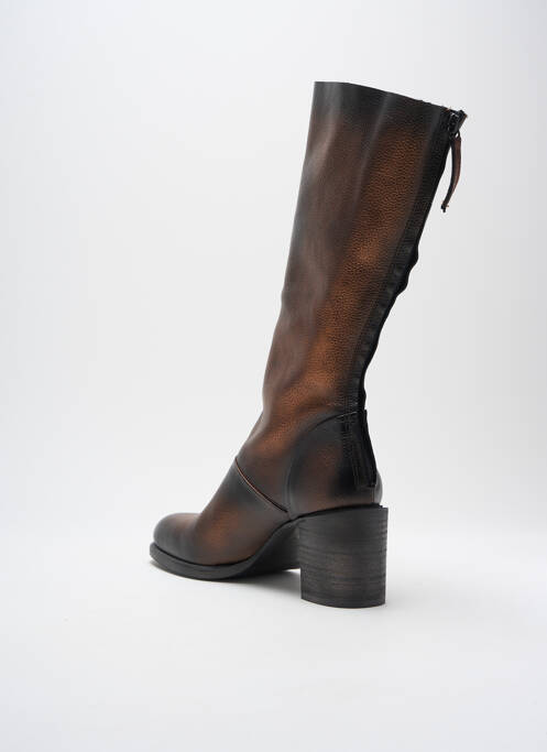 Bottes marron METAL JEAN'S pour femme