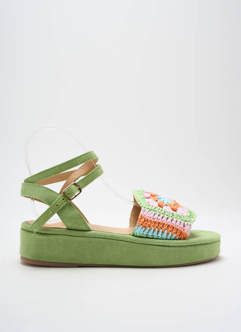 Sandales/Nu pieds vert FIORINA pour femme