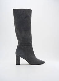 Bottes bout pointu talon de 4 à 6cm gris LES:VENUES femme