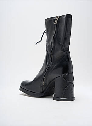Bottines/boots matière lisse talon de 4 à 6cm noir A.S.98 femme