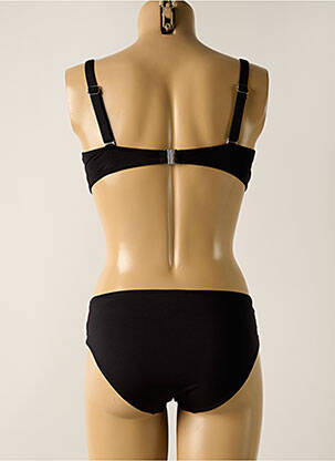 Maillot de bain 2 pièces stretch haut soutien-gorge moulé noir SUN PLAYA femme