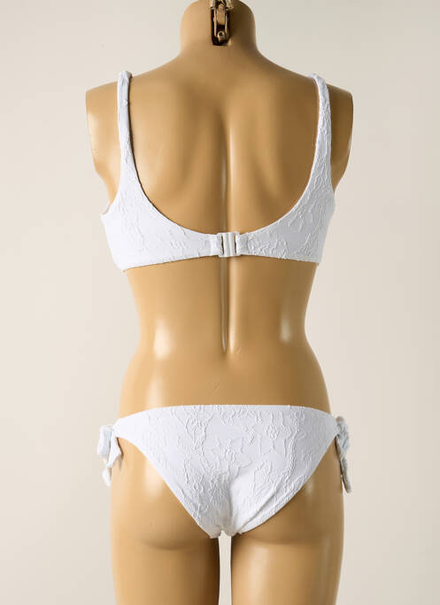 Maillot de bain 2 pièces blanc YSABEL MORA pour femme