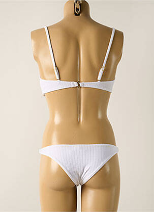 Maillot de bain 2 pièces stretch haut bandeau blanc RIO DE SOL femme