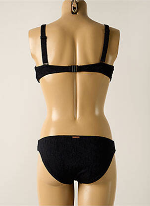 Maillot de bain 2 pièces stretch haut soutien-gorge moulé noir YSABEL MORA femme