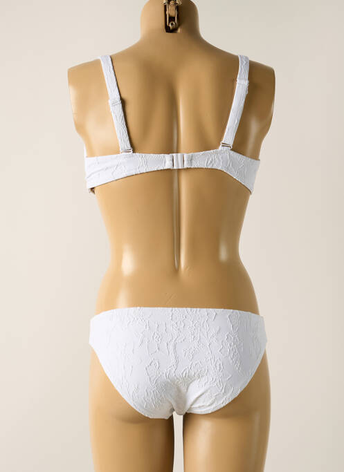 Maillot de bain 2 pièces blanc YSABEL MORA pour femme
