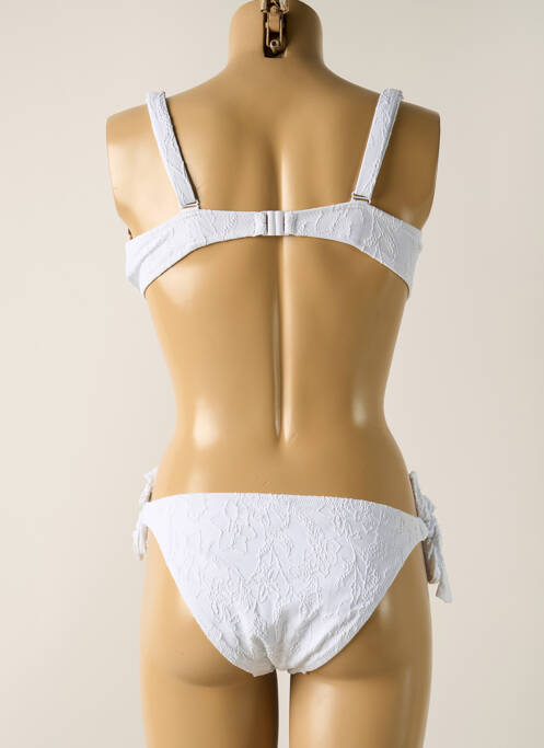 Maillot de bain 2 pièces blanc YSABEL MORA pour femme