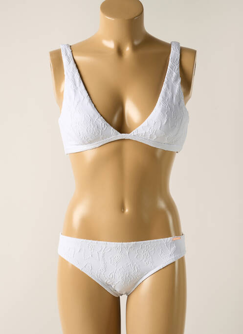 Maillot de bain 2 pièces blanc YSABEL MORA pour femme