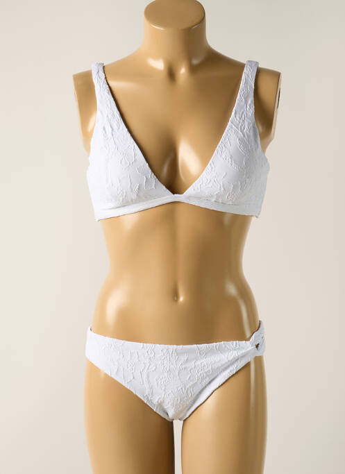 Maillot de bain 2 pièces blanc YSABEL MORA pour femme