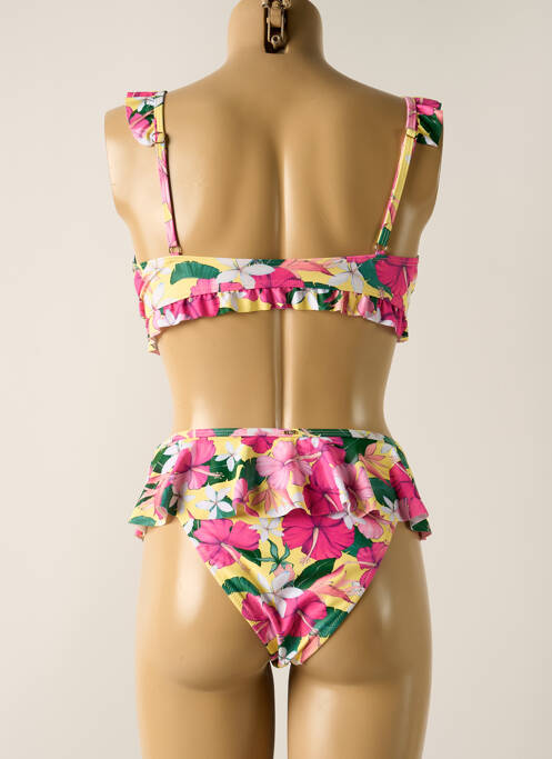 Maillot de bain 2 pièces jaune PIHA pour femme