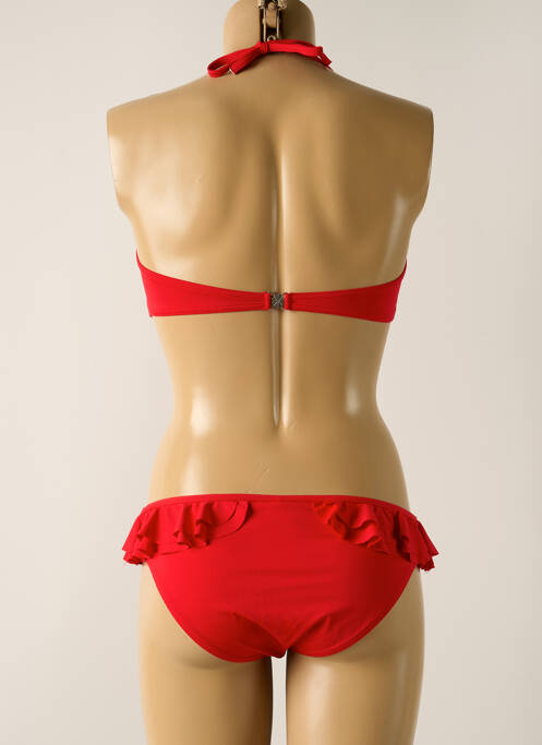 Maillot de bain 2 pièces rouge PRINCESS K pour femme