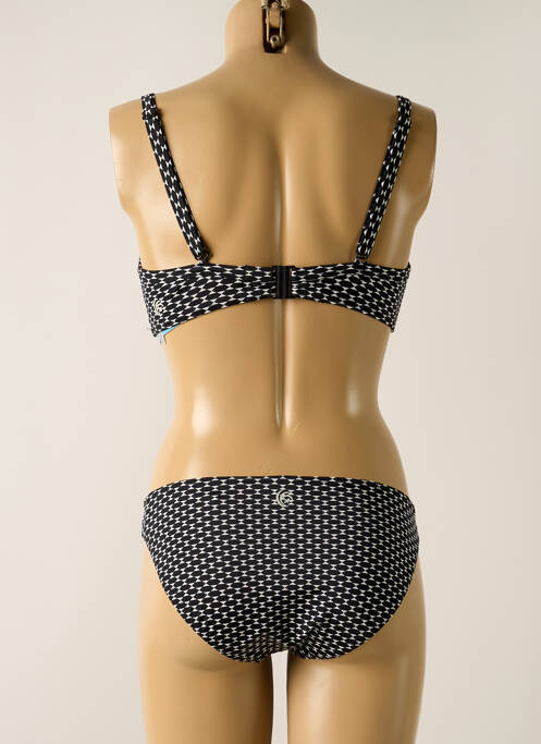 Maillot de bain 2 pièces noir OLYMPIA pour femme